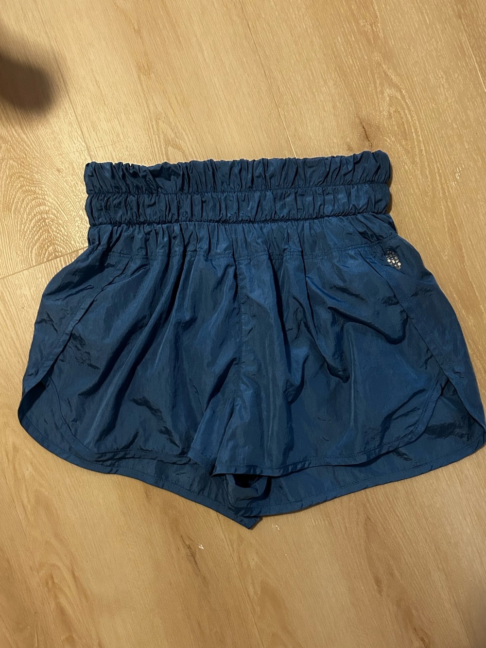FP Movement by Free People Navy Blue Elastic Waist Athletic Shorts